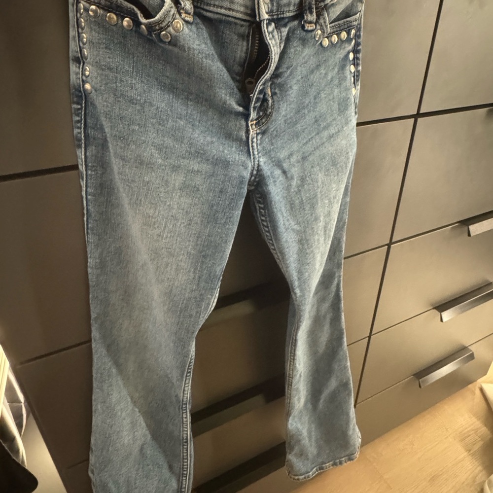Studded Blue Jeans Abercrombie Kids